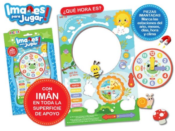 Producto - QUE HORA ES - RELOJ IMANTADO