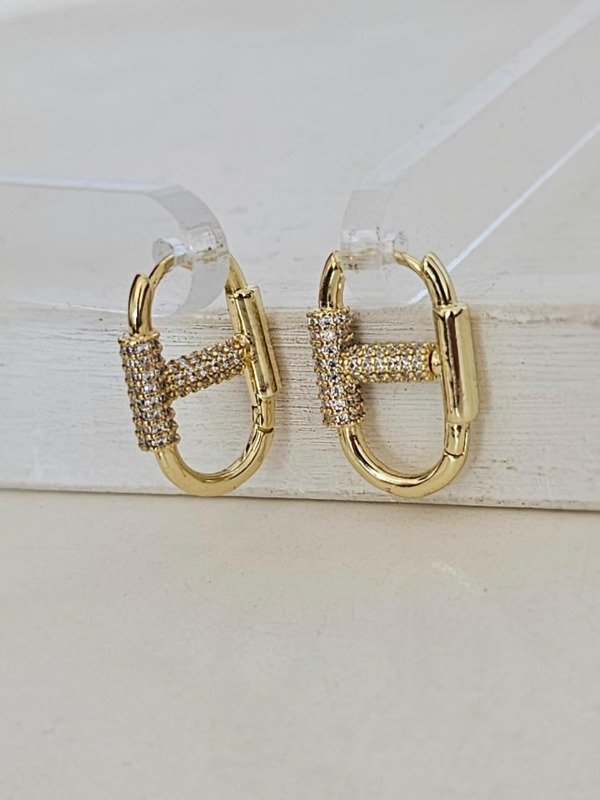 Producto - Argollas Glitter Gold