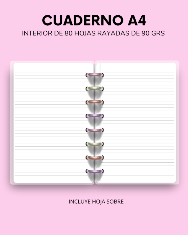 Producto - CUADERNO UNIVERSITARIO A4 - sistema inteligente - 5