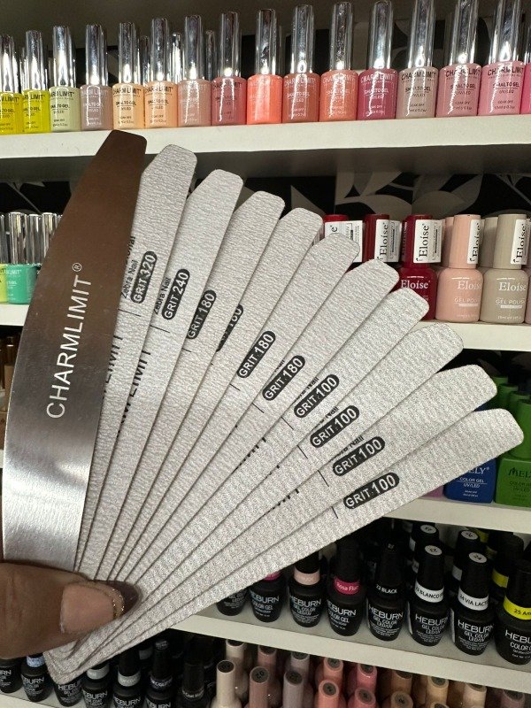 Producto - Limas autoadhesivas y base metálica Charm Limit