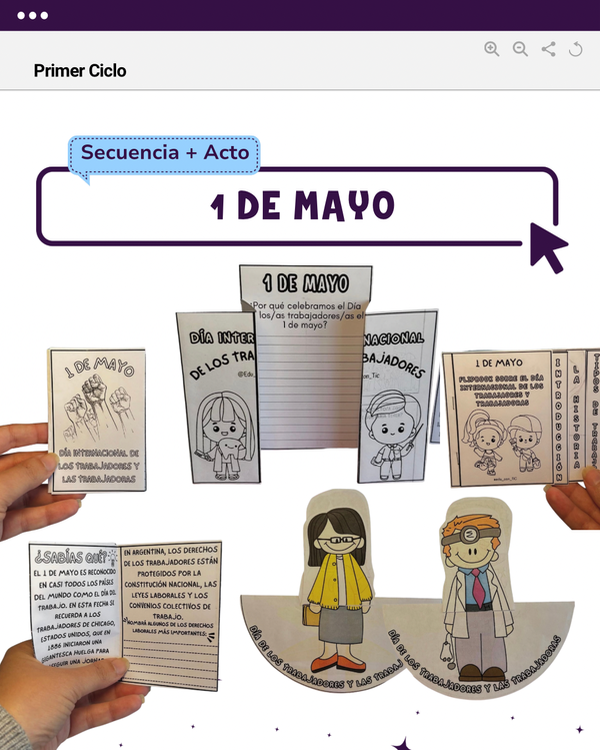 Producto - 1 DE MAYO: SECUENCIA Y ACTO