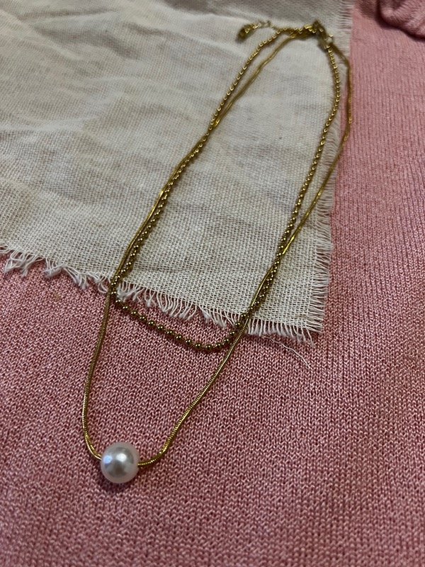 Producto - collar doble perla