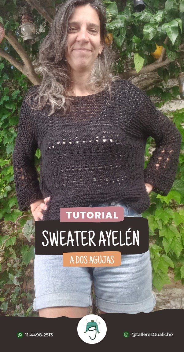 Producto - TUTORIAL SWEATER AYELÉN