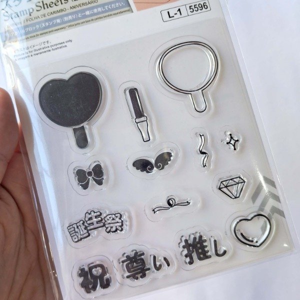 Producto - Set de sellos siliconados Combinables CUMPLEAÑOS Y ANIVERSARIOS