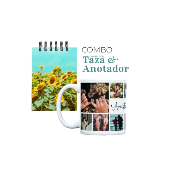 Producto - Taza cerámica + Anotador