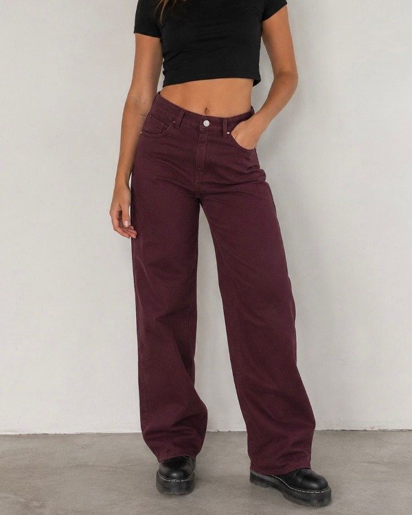 Producto - Wide leg bordo rigido