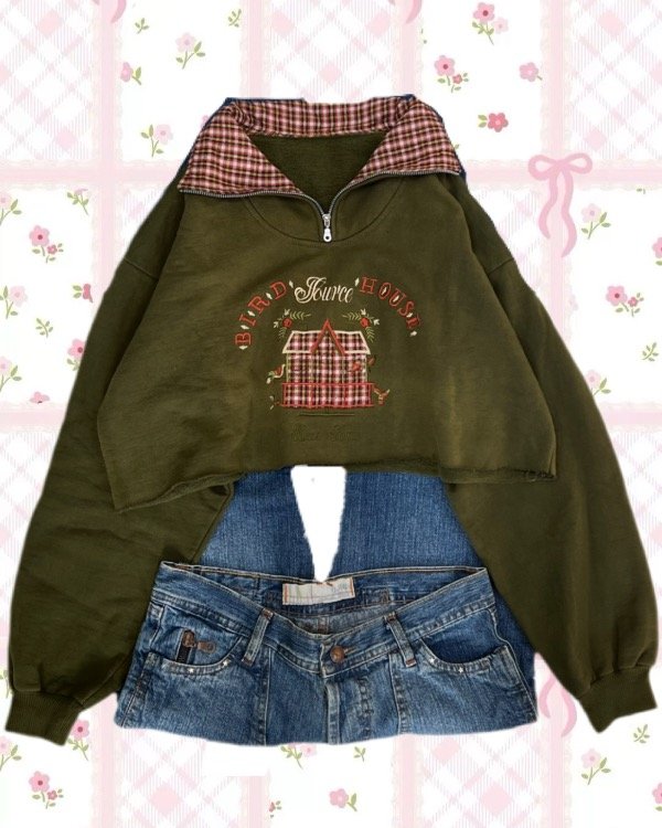 Buzo cropped vintage