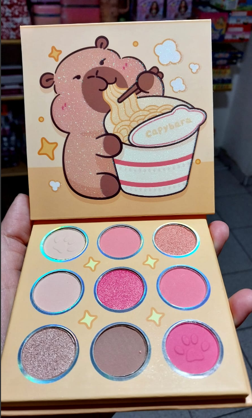 Producto - PALETA SOMBRAS MAQUILLAJE CAPYBARA 9 COLORES compra minima 2
