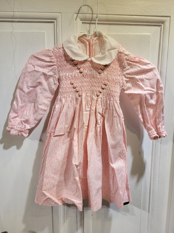 Producto - Vestido rosa manga larga Talle 18 meses - PRECIO: 20X