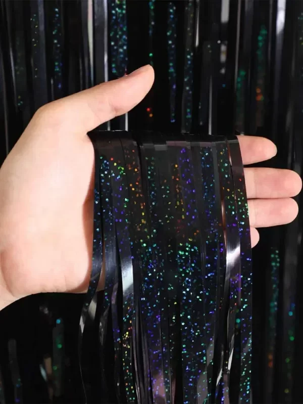 Producto - CORTINA HOLOGRAFICA NEGRA