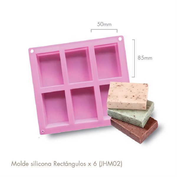 Producto - Molde silicona Rectangulos 6 (JHM-02)