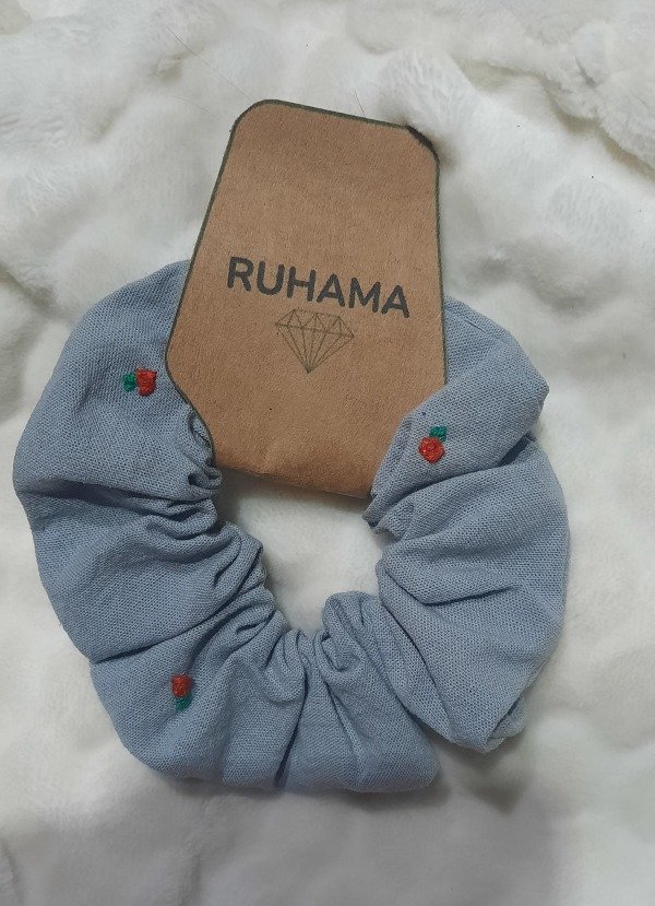 Producto - Scrunchie Gris Perla