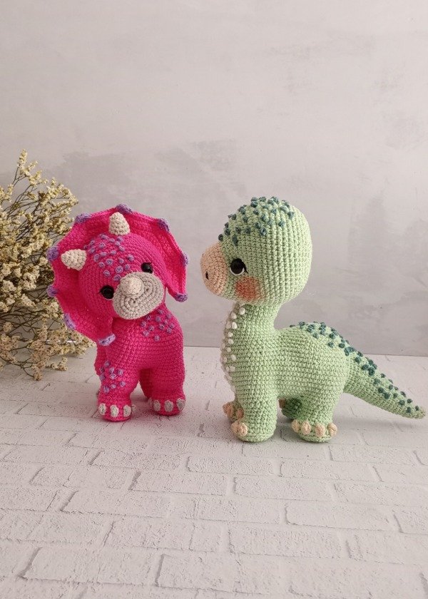 Producto - Clemente Brontosaurio - Guía de tejido - 1