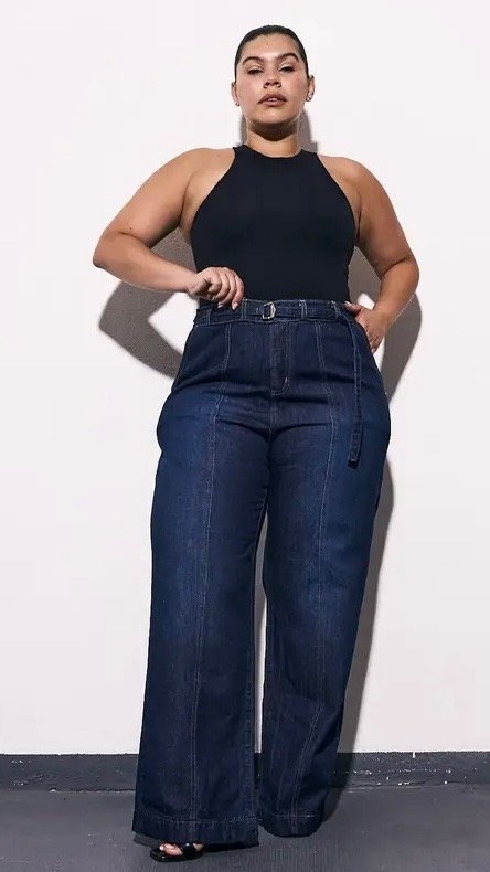 Producto - JEAN WIDE LEG HEBILLA
