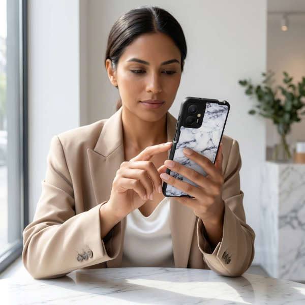 Producto - Funda mármol