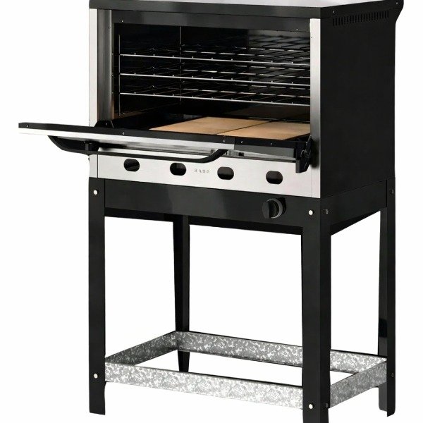 Producto - Horno Pizzero 6 moldes Morelli Acero