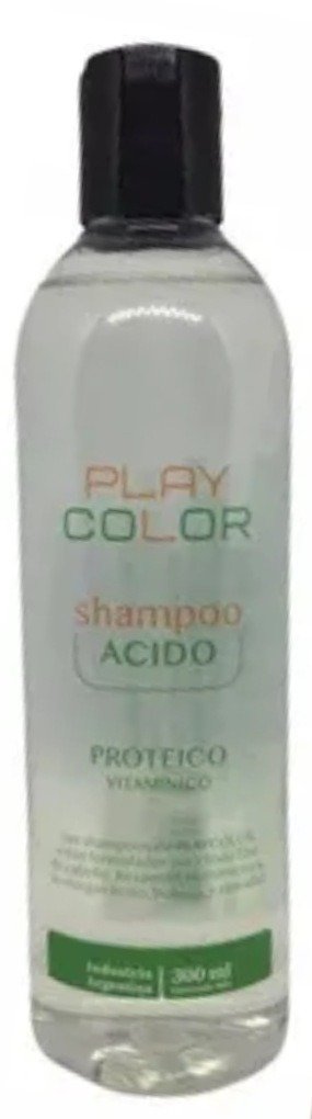 Producto - shampoo extra acido proteico vitaminico play color x 300 ml
