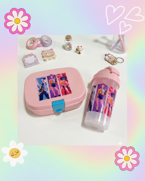 Producto - Set Tupper + Botella Gerreras K-pop