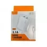 Producto - FUENTE PRO21 3.1A - DOBLE USB-A C/CABLE USB-C