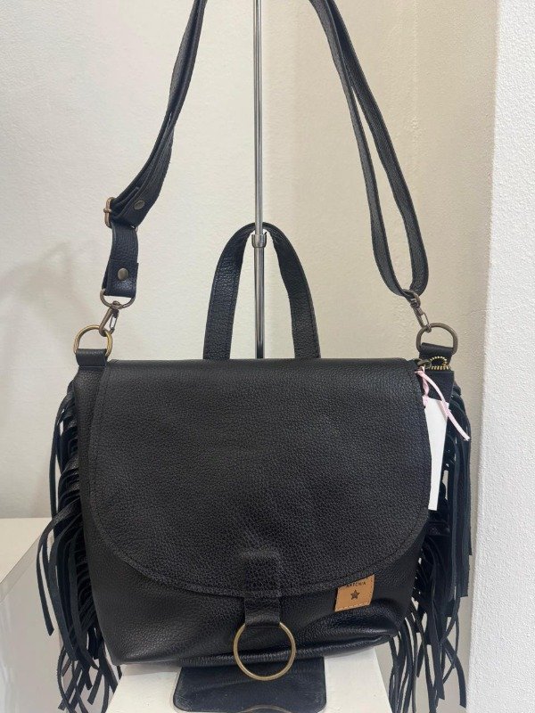 Producto - CARTERA BRUNILDA DE CUERO COLOR NEGRO