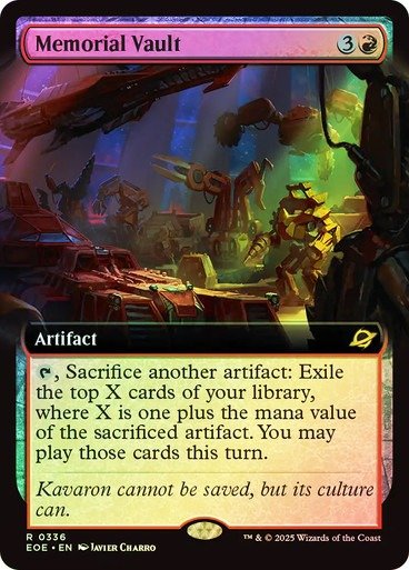 Producto - Memorial Vault (Borderless Foil)