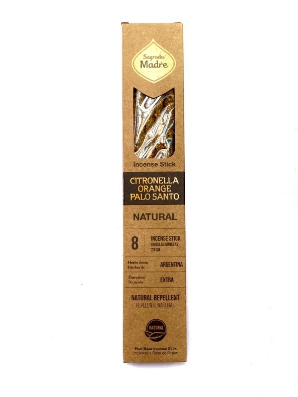 Producto - Sagrada Madre Natural CITRONELLA, NARANJA y PALO SANTO