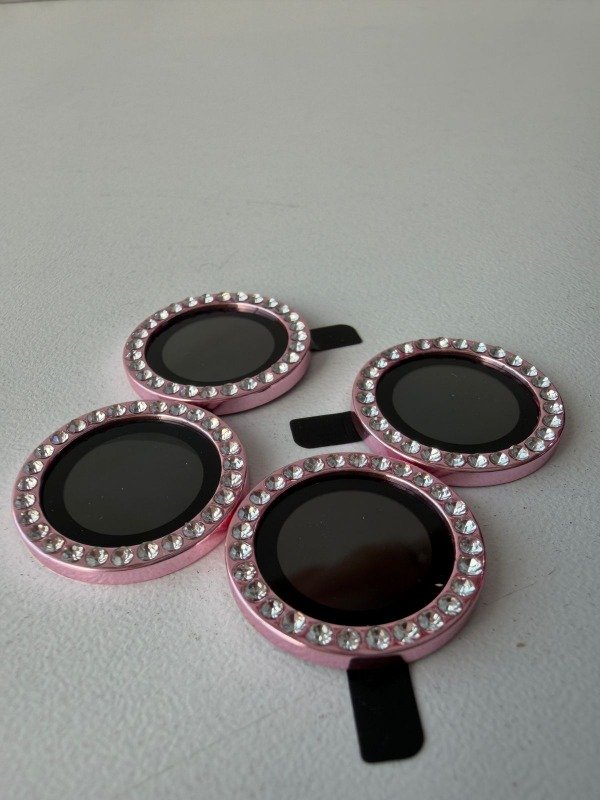 Producto - Vidrios templados para camaras con strass Redmi NOTE 14 PRO  rosa