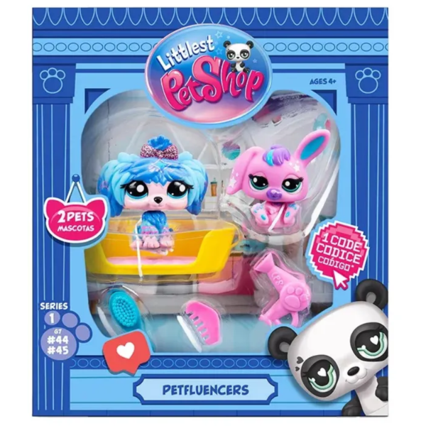 Producto - New Littlest Pet Shop Set 2 Mini Mascotas G7 #48 #49 Parejas Mascotafluencer