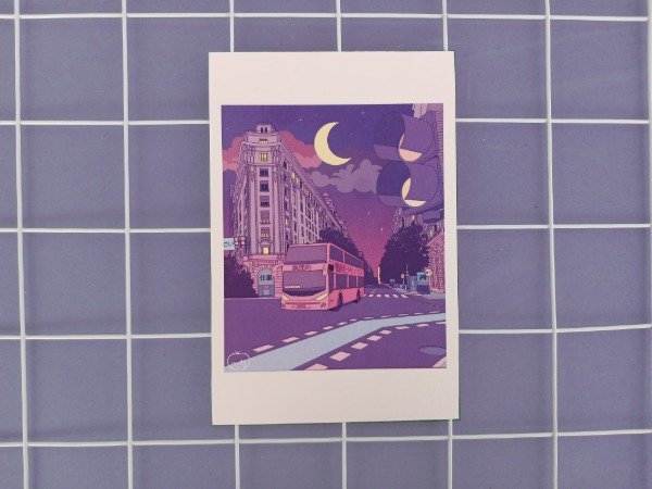 Producto - Lámina City Pop - Diagonal Norte (A5)