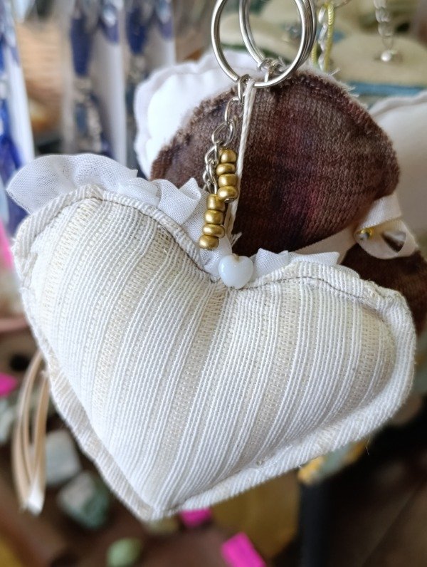 Producto - Llavero corazón manteca