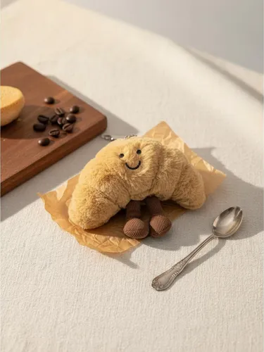 Producto - Llavero de Peluche Medialuna Kawaii