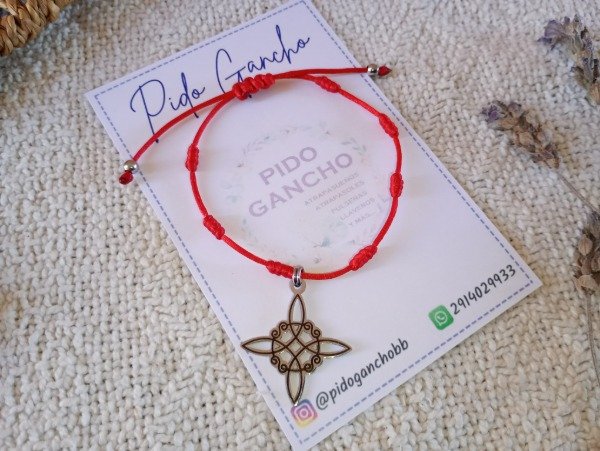 Producto - Pulsera 7 nudos, nudo de brujas acero