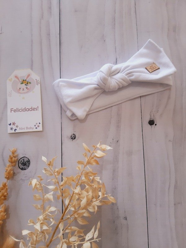 Producto - Vinchas Nudo Blanca