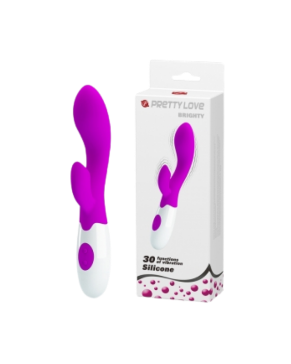 Producto - Pretty Love Brighty  Vibrador Rabbit de Silicona  Pilas
