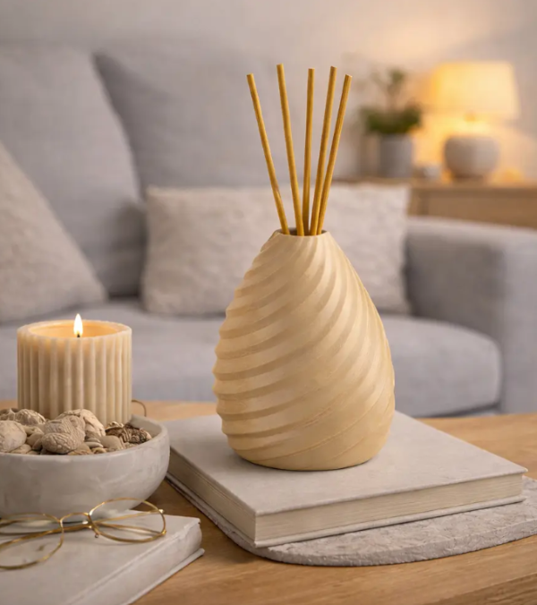 Producto - Cobertor Difusor Decoración Nordico Saphirus Minimalista 3d
