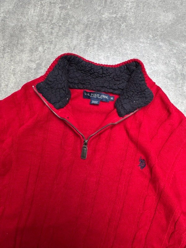 Producto - Buzo 1/4 Zip Polo ASSN Vtg 90s T.L - 2