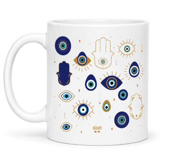 Producto - Taza Hamsa Azul - 1
