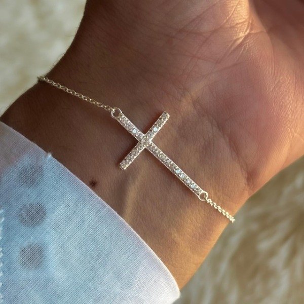 Producto - Pulsera cruz de luz (cod.691)