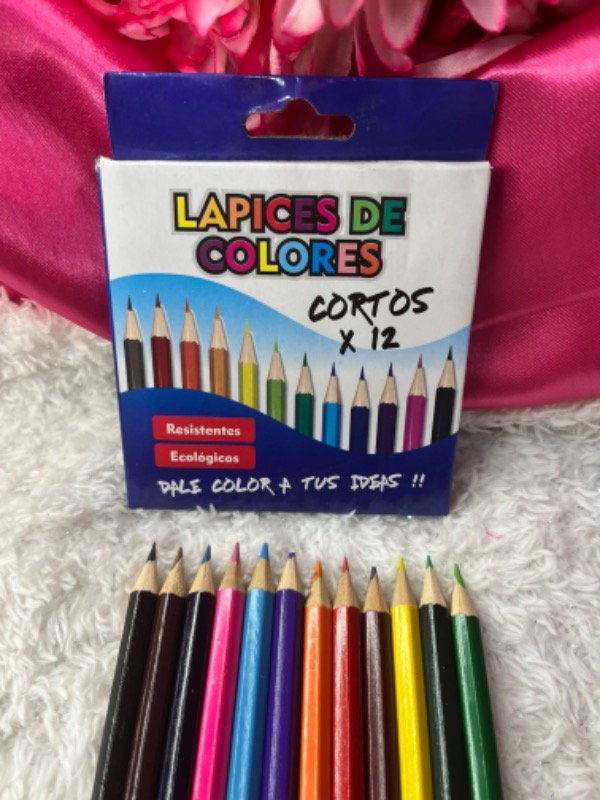 Producto - Lápices de colores cortos x12 club intro