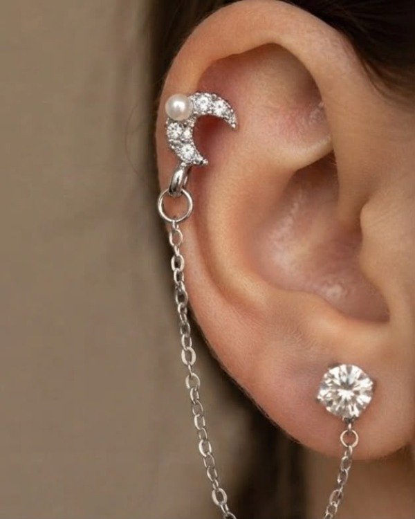Producto - Aro Perla Plateado