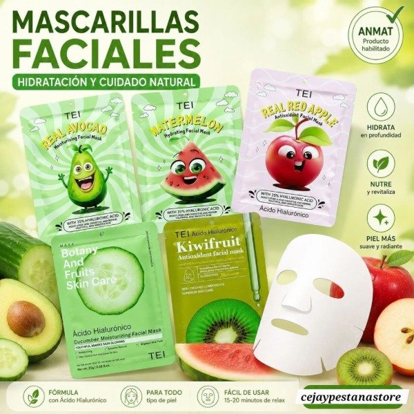 Producto - MASCARILLAS TEI SURTIDOS