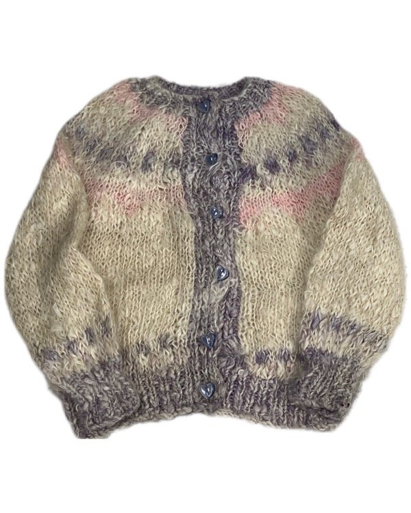 Cardigan crochet vintage xl