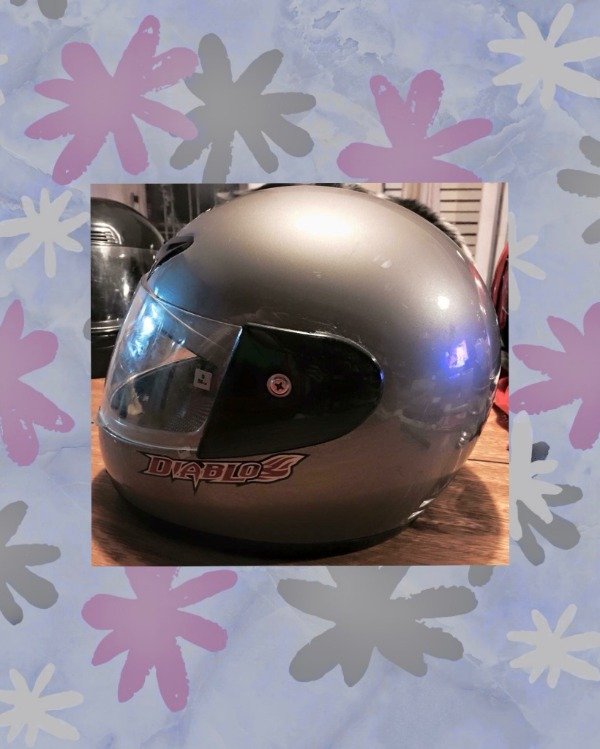 Producto - Casco Halcón cerrado p/moto Gris S