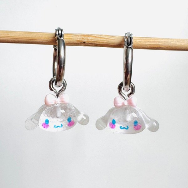 Producto - Aró cinnamoroll cabecita glitter chica