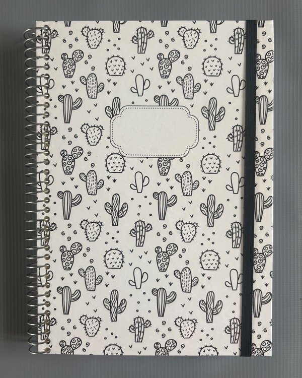 Producto - Cuaderno "Cactus" A5 tapa dura