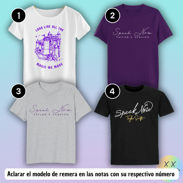 Producto - Remeras Taylor Swift #1 (varios modelos)