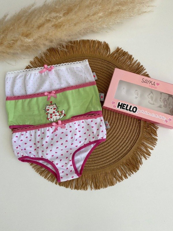 Producto - PACK X3 Bombacha de nena algodon - COD 630