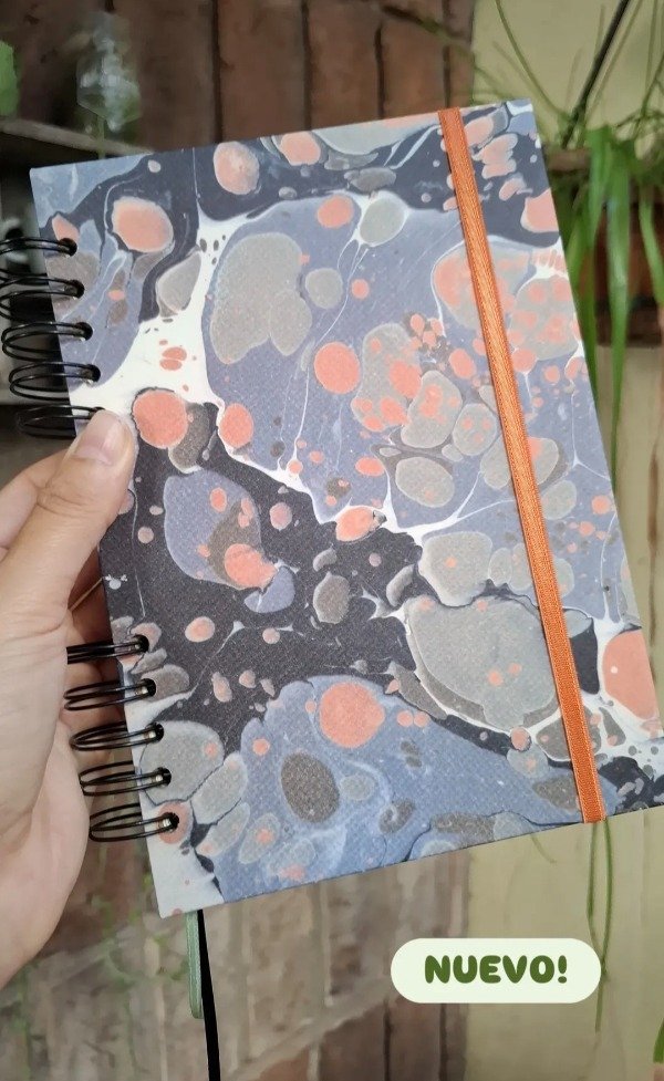Producto - Cuaderno anillado A5  "Linea Batik" (hojas mixtas)