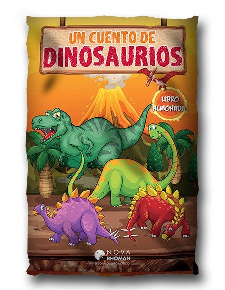 Producto - DINOSAURIOS - LIBRO ALMOHADA UN CUENTO DE DINOSAURIOS