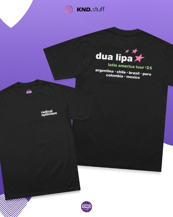 Producto - Remera radical optimism tour latam - DTF